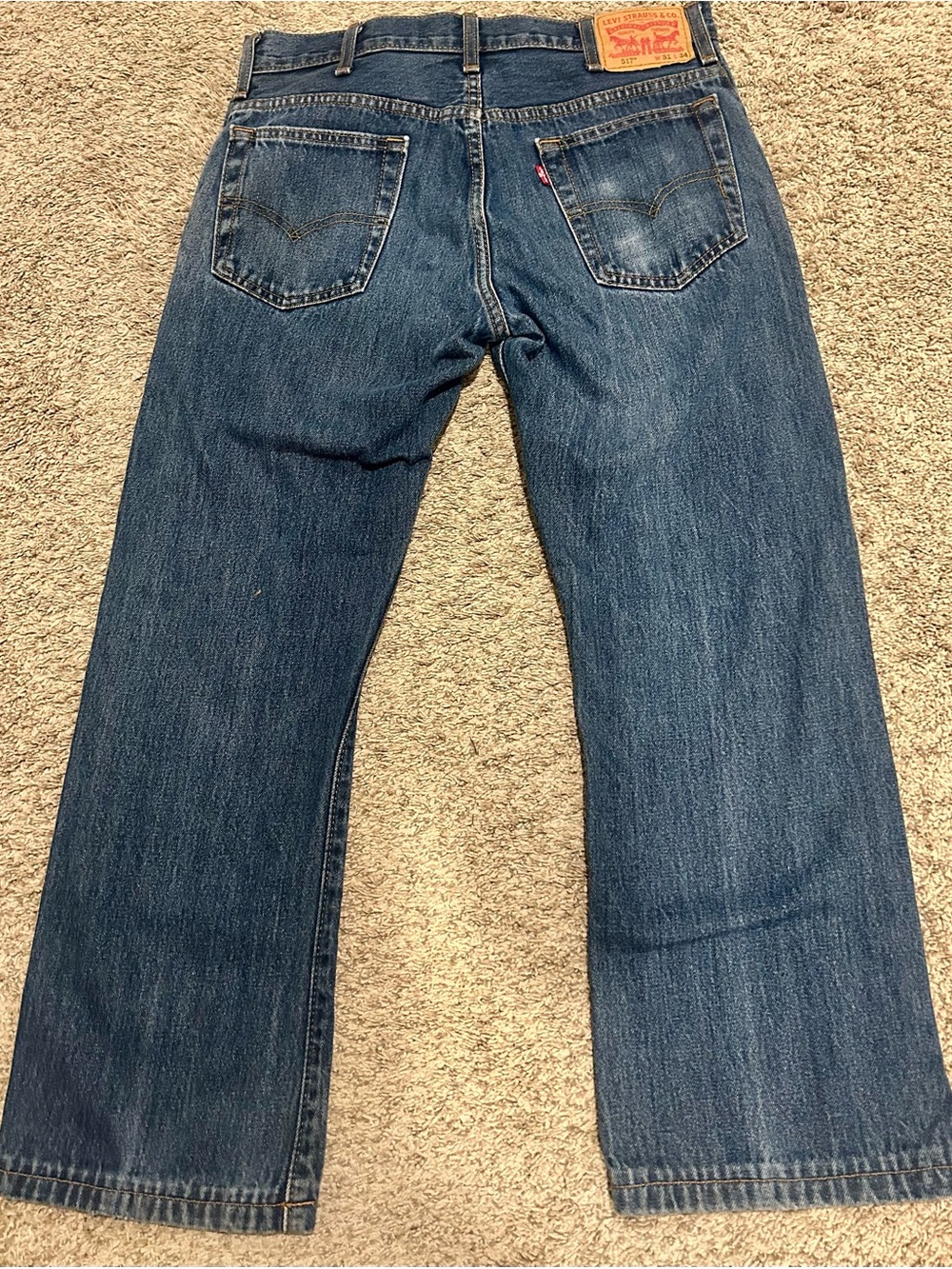 Levi's Men's Bootcut Jeans - Blue Denim